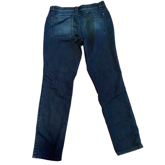 Prana Womens Honour Mid-Rise‎ Relaxed Fit Straight Boyfriend Dark Jeans … - Picture 2 of 10